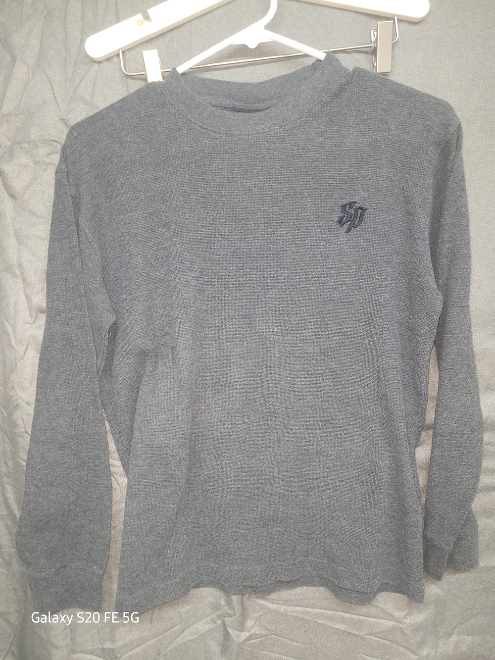 Boy's Long-Sleeve Crewneck Thermal - Gray